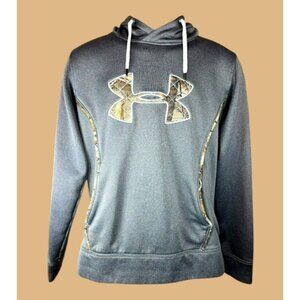 Under Armour Womens Grey Hoodie Medium Camo Logo